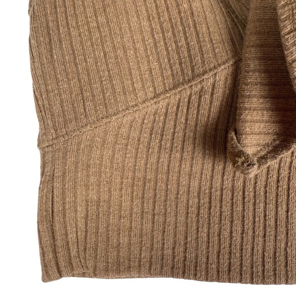 Abercrombie & Fitch Tie Knot Crop Ribbed Tank Top Size XXS Tan - Picture 2 of 4